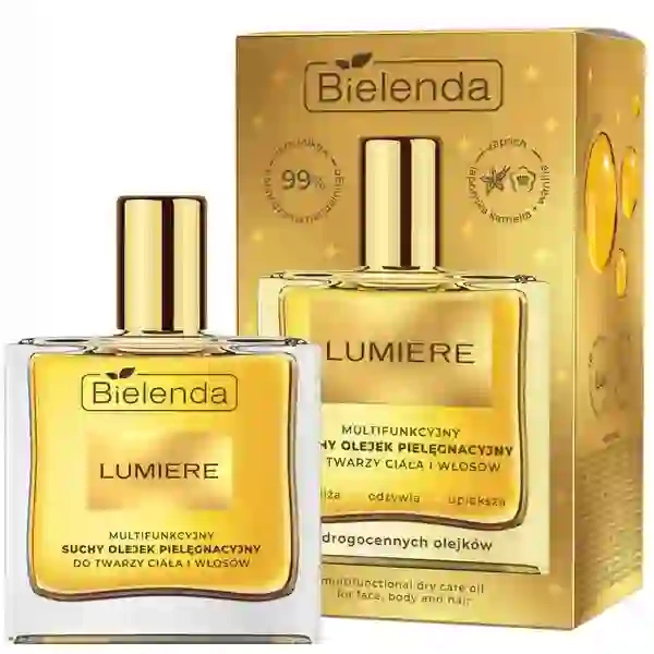 BIELENDA Lumiere suchy olejek do twarzy, ciała i włosów 50ml