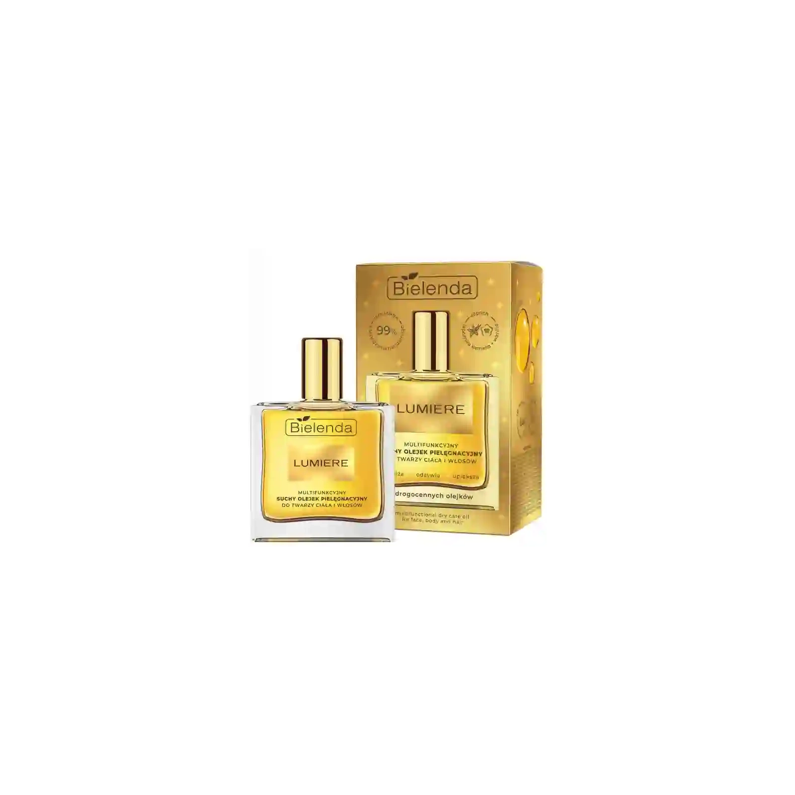 BIELENDA Lumiere suchy olejek do twarzy, ciała i włosów 50ml