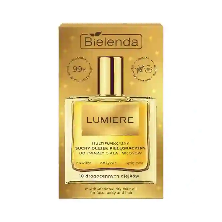 BIELENDA Lumiere suchy olejek do twarzy, ciała i włosów 50ml
