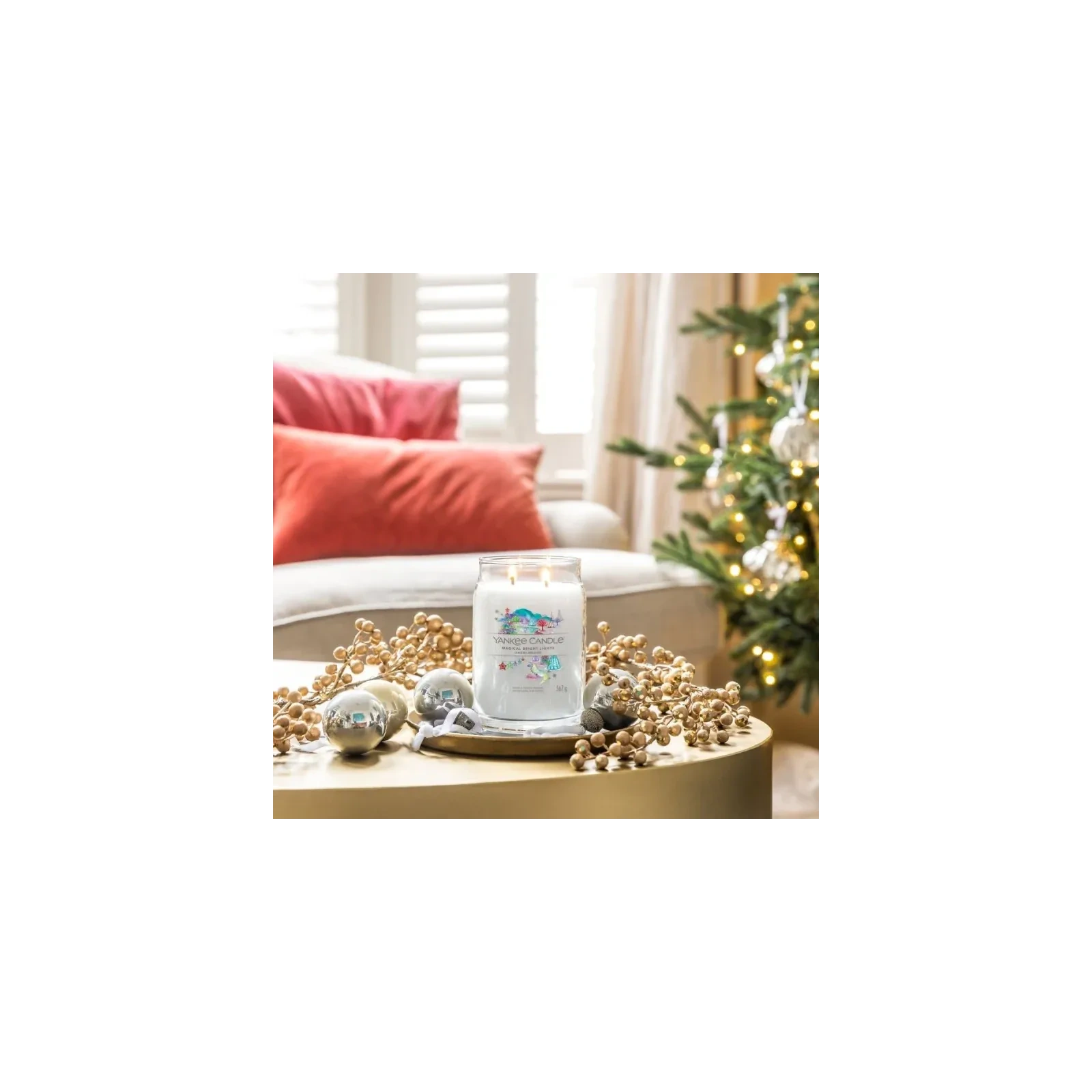 YANKEE CANDLE Signature Duża świeca w słoiku MAGICAL BRIGHT LIGHTS 567g