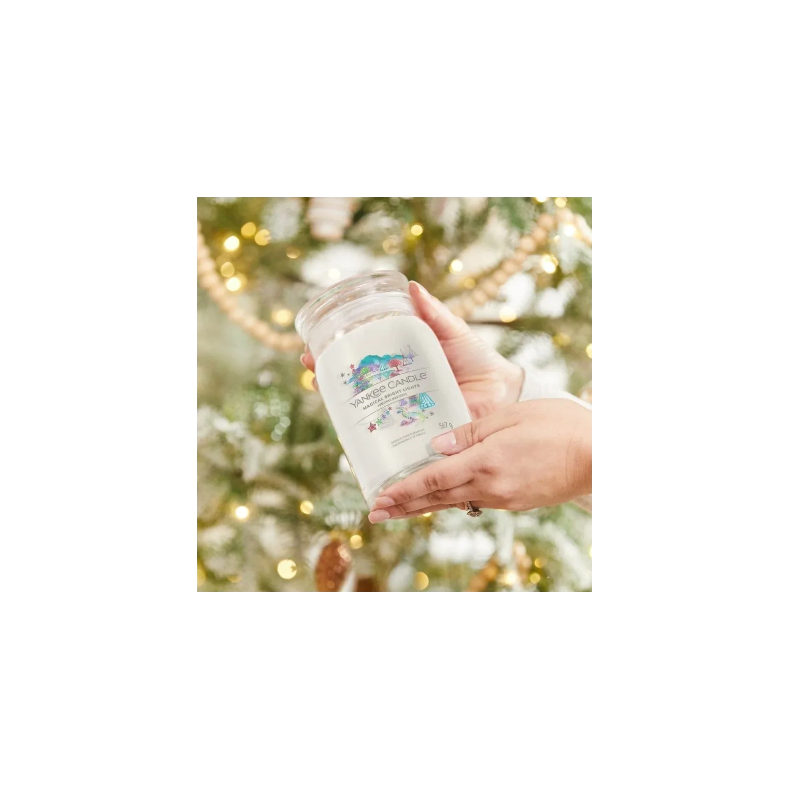 YANKEE CANDLE Signature Duża świeca w słoiku MAGICAL BRIGHT LIGHTS 567g