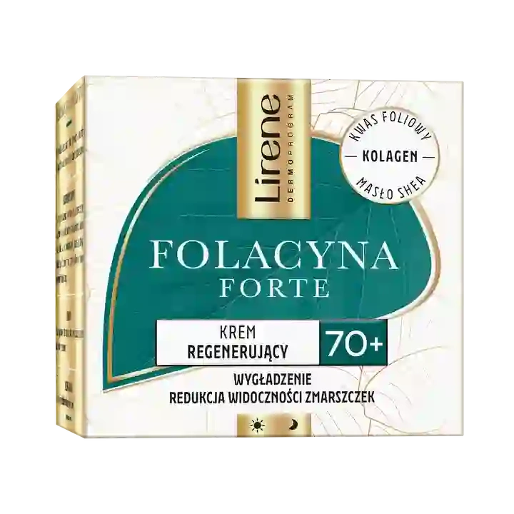 LIRENE Folacyna Forte krem do twarzy 70+ regenerujący Kolagen 50ml 