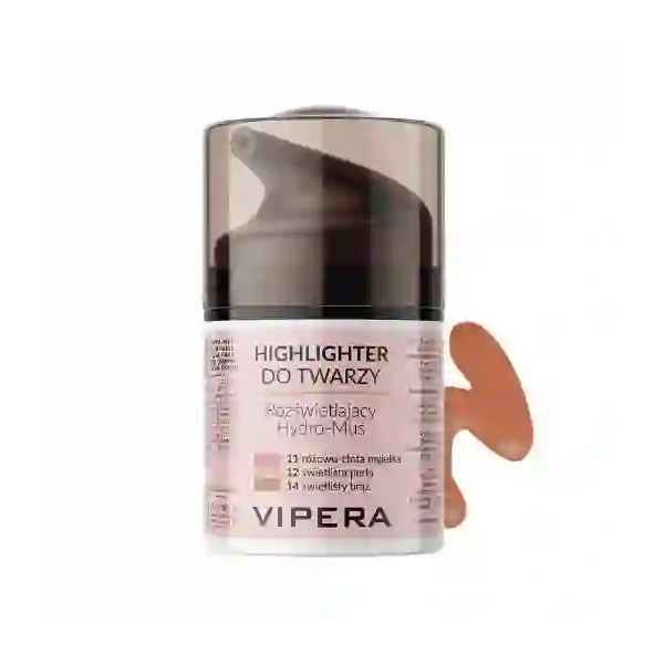 VIPERA Highlighter rozświetlający hydro-mus do twarzy 12 Luminous Pearl 30ml