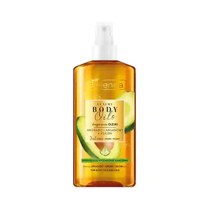 BIELENDA Luxury Body Oils olejek 3w1 do ciała twarzy i włosów Awokado 150ml