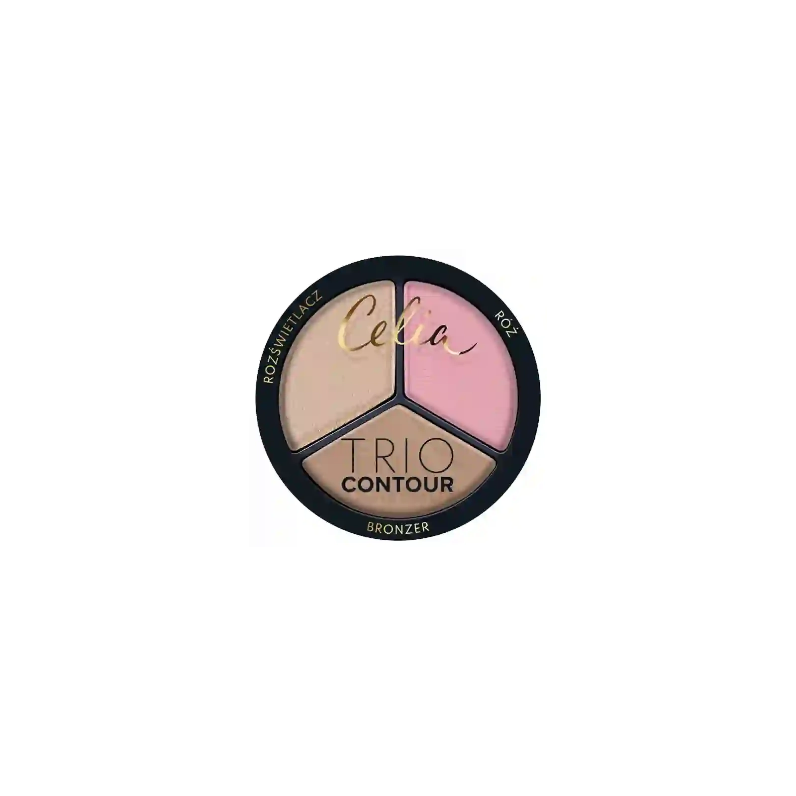 CELIA Trio Contour zestaw do konturowania twarzy w pudrze 01 7,5g