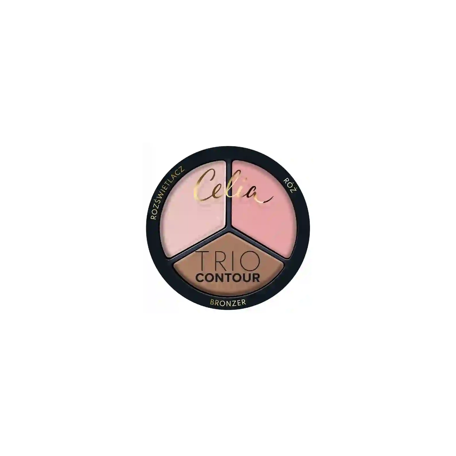 CELIA Trio Contour zestaw do konturowania twarzy w pudrze 03 7,5g
