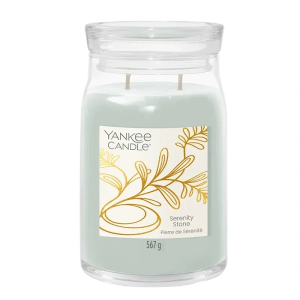 YANKEE CANDLE Signature Duża świeca w słoiku SERENITY STONE 567g