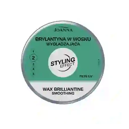 JOANNA Styling Effect brylantyna w wosku do włosów 2 Wygładzająca 45g