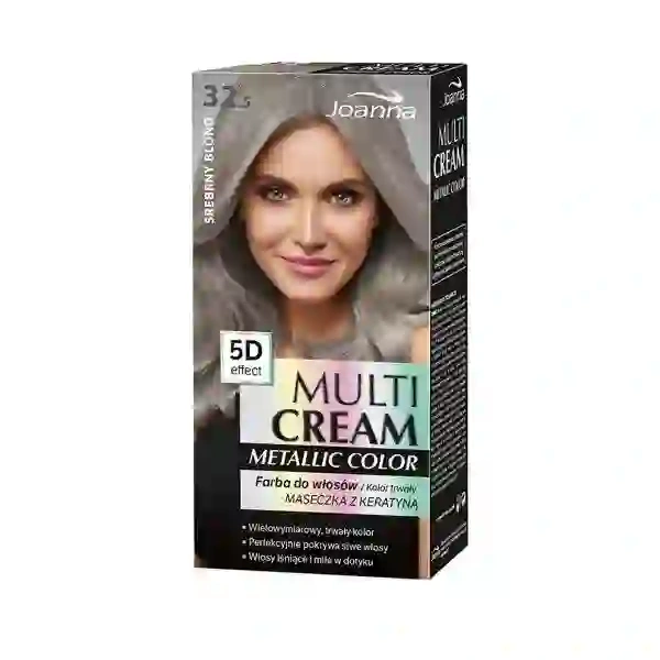 JOANNA Multi Cream color efekt 5D 32.5 Srebrny Blond