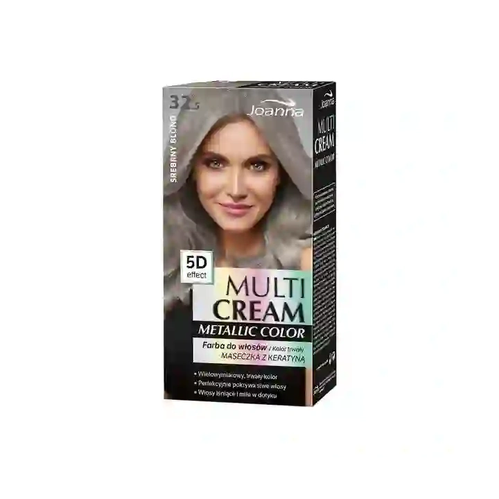 JOANNA Multi Cream color efekt 5D 32.5 Srebrny Blond