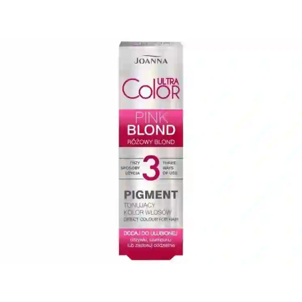 JOANNA Ultra Color pigment tonujący kolor włosów Różowy Blond 100g 
