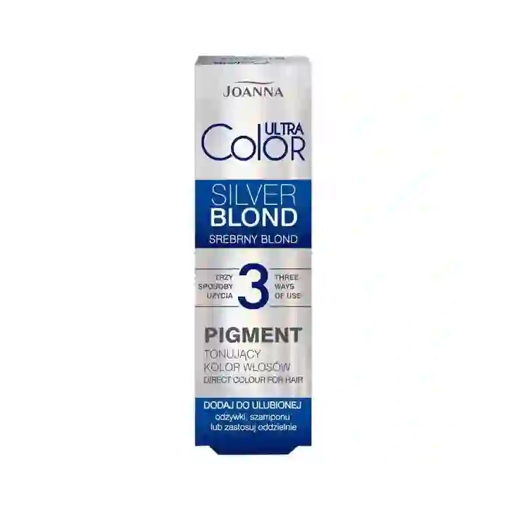 JOANNA Ultra Color Pigment Srebrny Blond 100g 