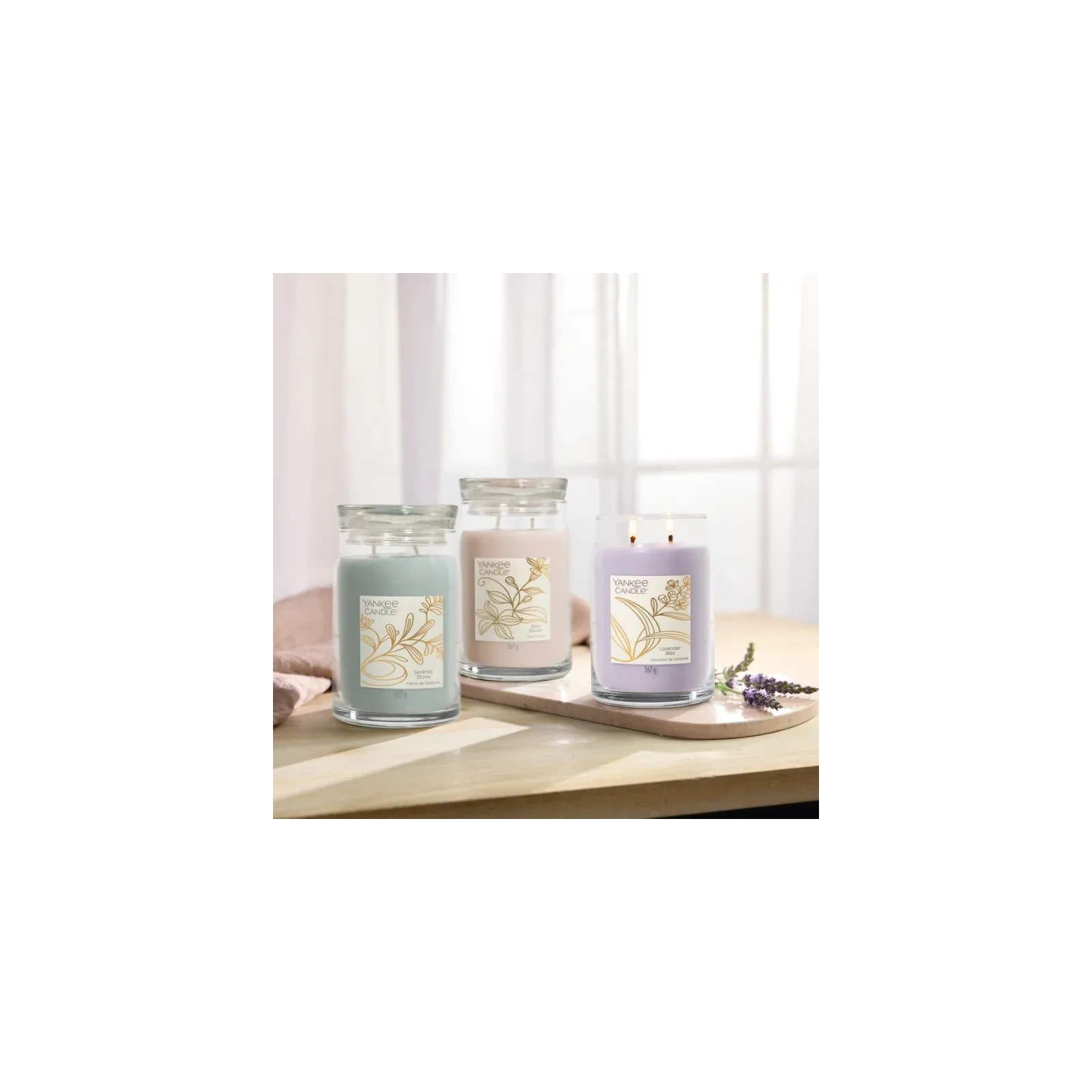 YANKEE CANDLE Signature Duża świeca w słoiku LAVENDER BLISS 567g