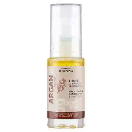 JOANNA Argan Oil eliksir do włosów jedwabisty regenerujący 25ml