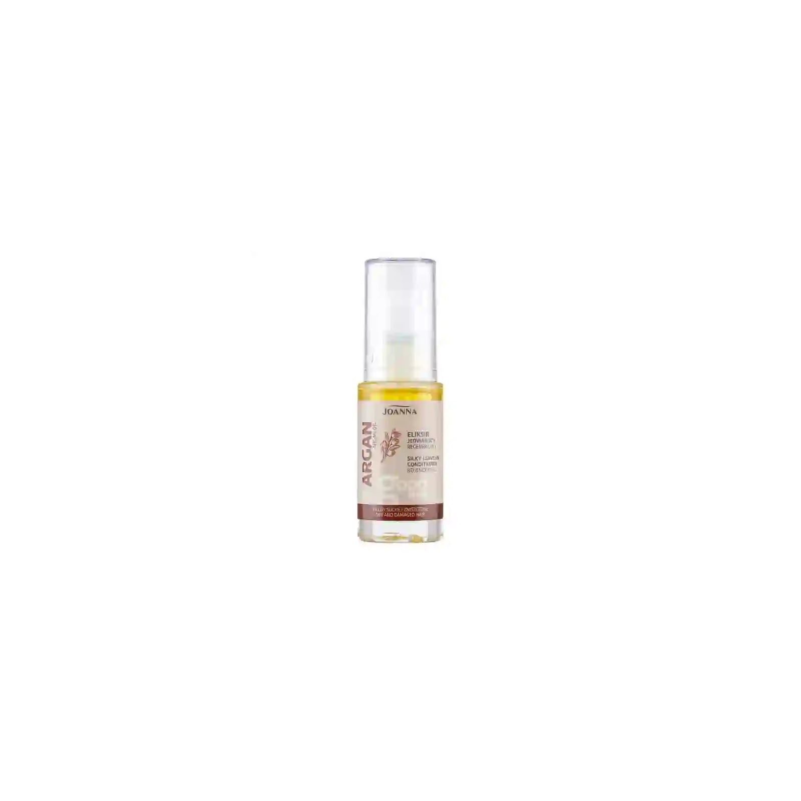 JOANNA Argan Oil eliksir do włosów jedwabisty regenerujący 25ml