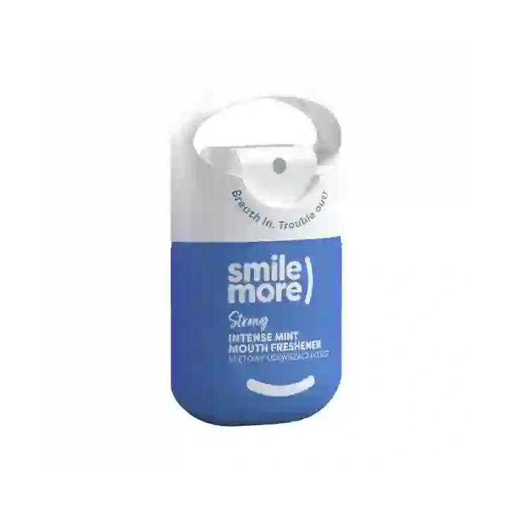HISKIN Smile More ) spray do odświeżania ust Strong Intense Mint Niebieski 20ml