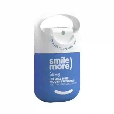 HISKIN Smile More ) spray do odświeżania ust Strong Intense Mint Niebieski 20ml