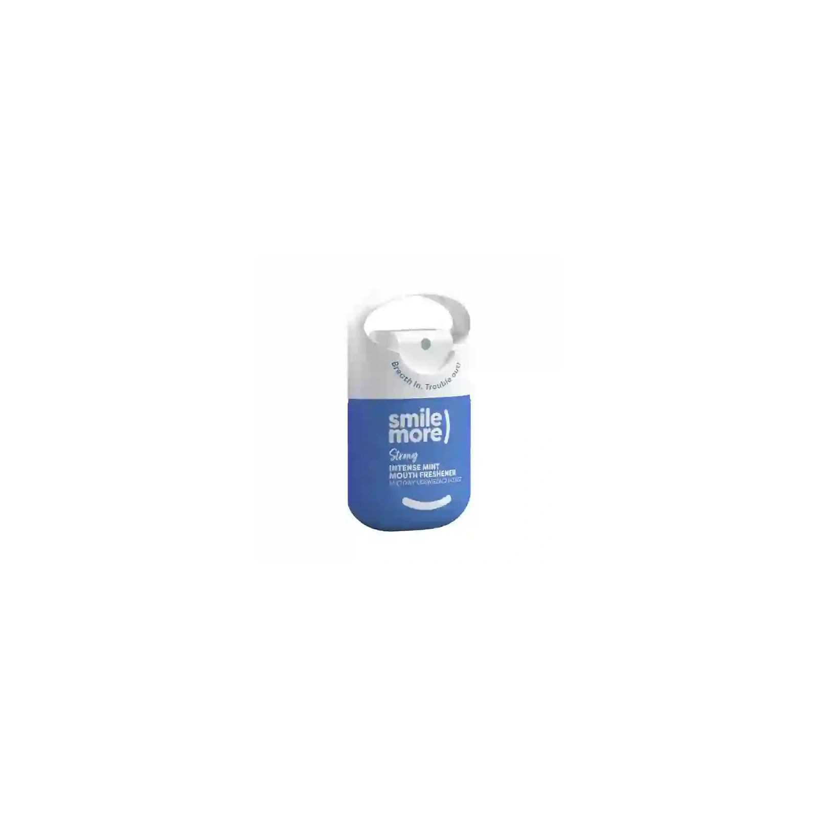HISKIN Smile More ) spray do odświeżania ust Strong Intense Mint Niebieski 20ml