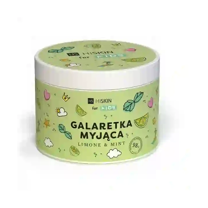 HISKIN For Kids Jelly Body Wash galaretka myjąca Limone & Mint 150g 