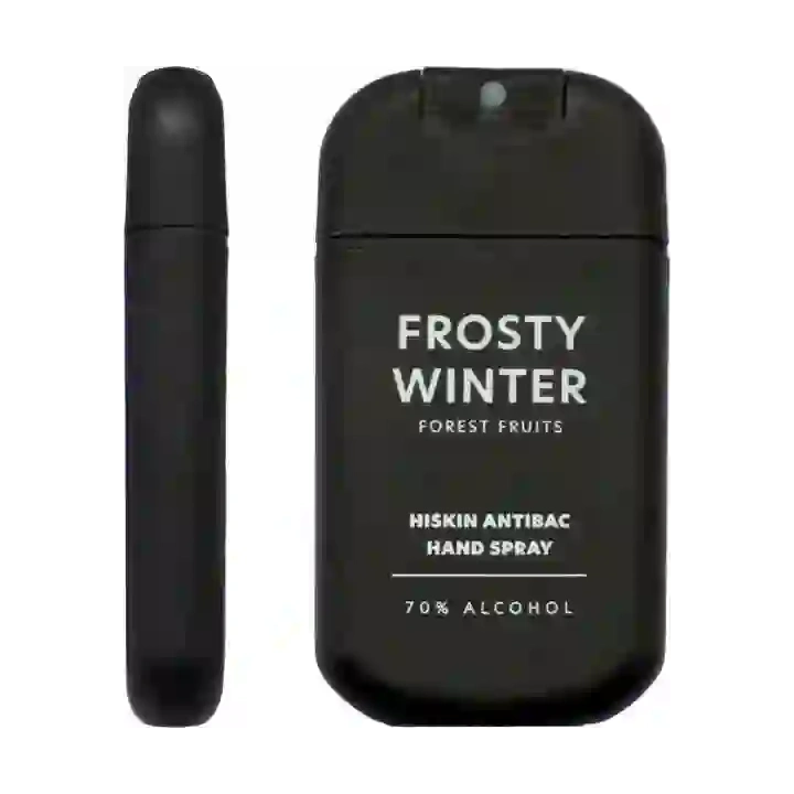 HISKIN Anitibac Hand spray do dezynfekcji rąk Frosty Winter Forest Fruits 30ml 