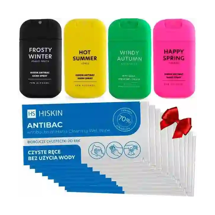 HISKIN Anitibac Hand spray do dezynfekcji rąk Happy Spring Hibiscus 30ml