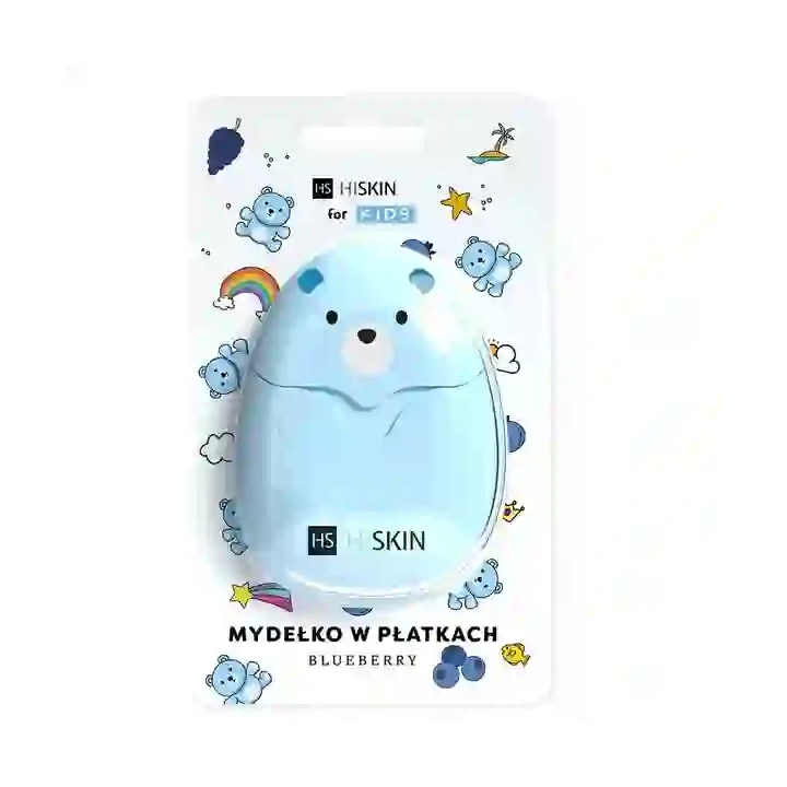 HISKIN Kids mydełko do rąk w płatkach Myszka Blueberry 50szt 