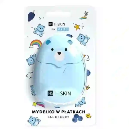 HISKIN Kids mydełko do rąk w płatkach Myszka Blueberry 50szt 