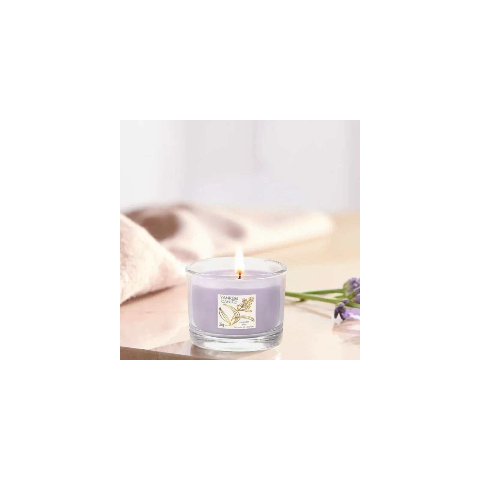 YANKEE CANDLE Signature Mini świeca w słoiku LAVENDER BLISS 37g