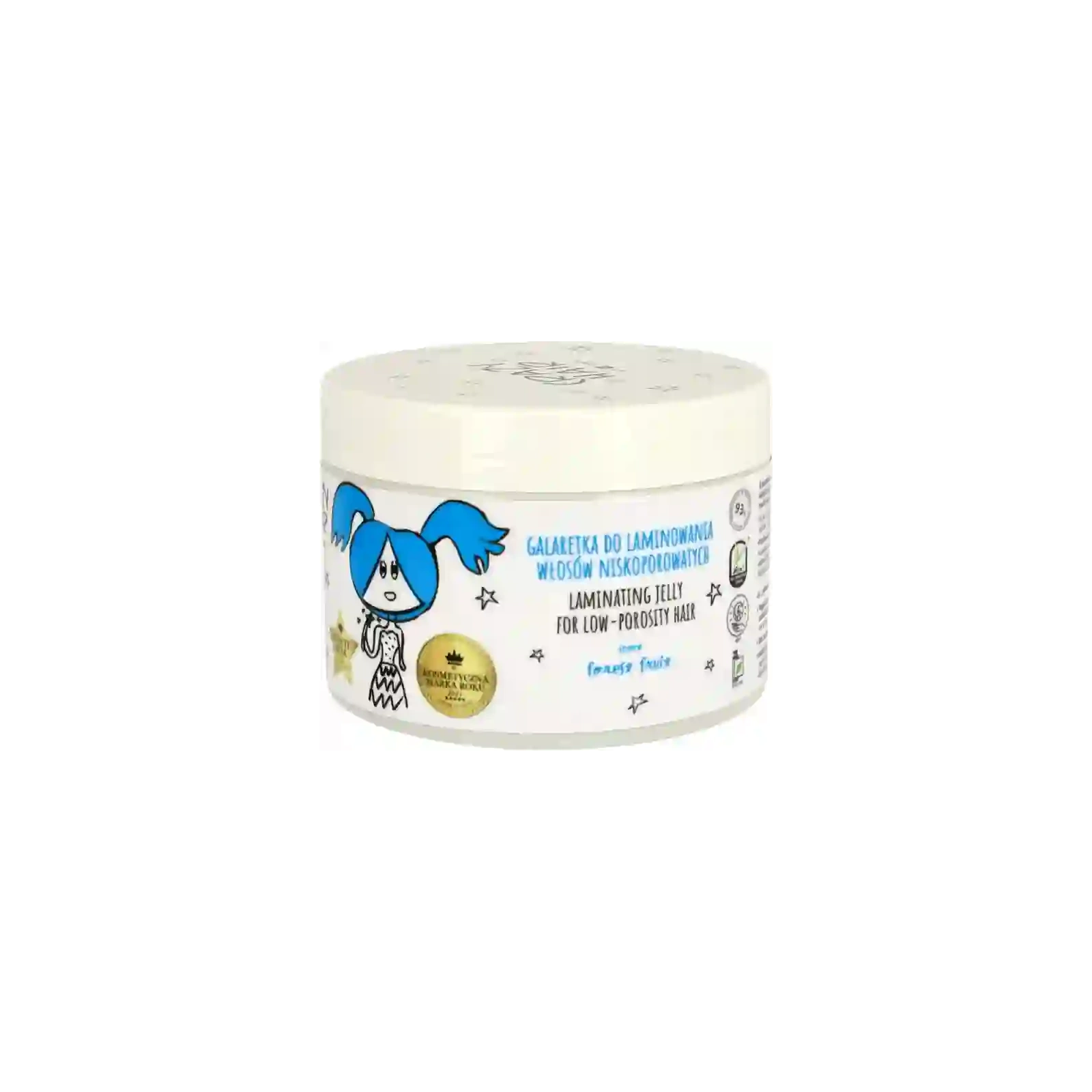 HISKIN Crazy Hair galaretka do laminowania włosów niskoporowatych 300ml 