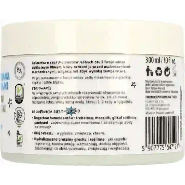 HISKIN Crazy Hair galaretka do laminowania włosów niskoporowatych 300ml 