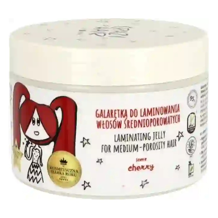 HISKIN Crazy Hair galaretka do laminowania włosów średnioporowatych 300ml 