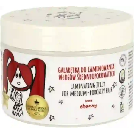 HISKIN Crazy Hair galaretka do laminowania włosów średnioporowatych 300ml 