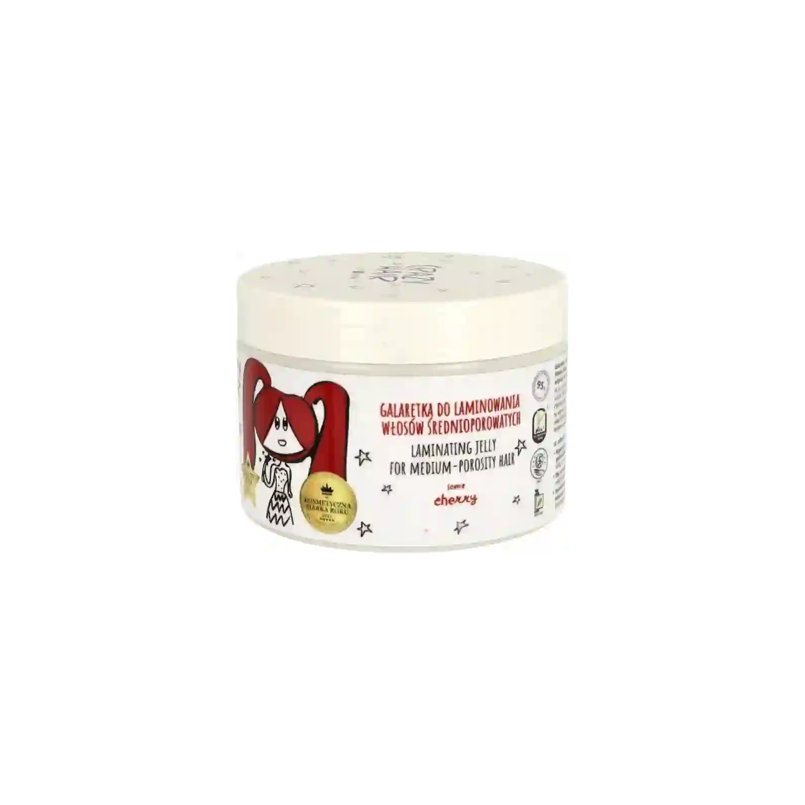 HISKIN Crazy Hair galaretka do laminowania włosów średnioporowatych 300ml 