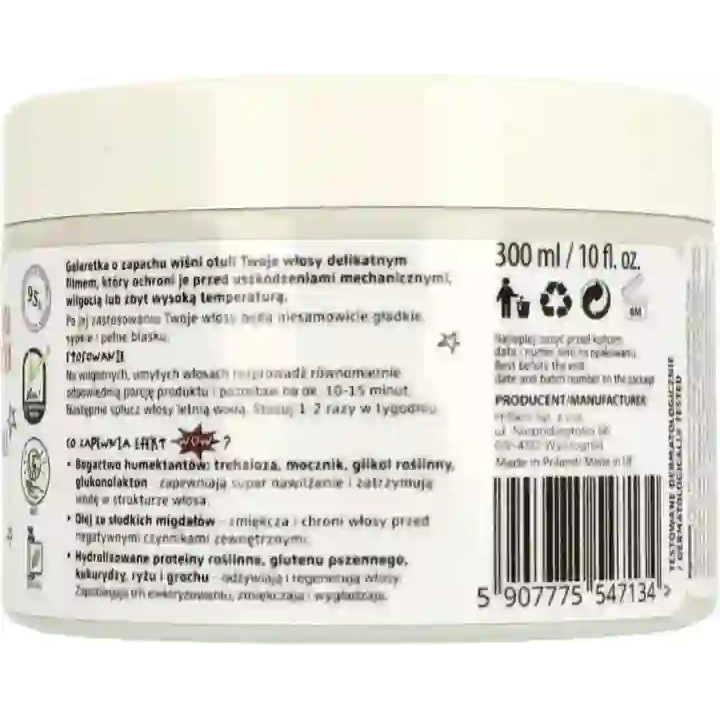 HISKIN Crazy Hair galaretka do laminowania włosów średnioporowatych 300ml 