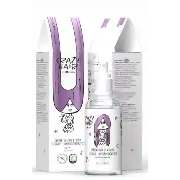 HISKIN Crazy Hair olej mix do włosów średnio i wysokoporowatych Lawenda 100ml