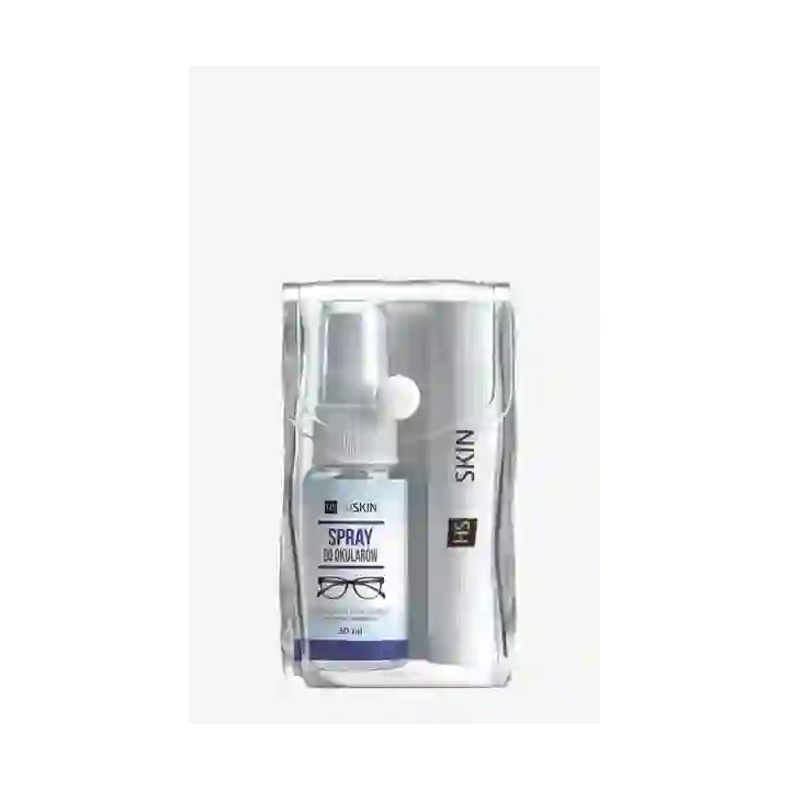 HISKIN zestaw spray do okularów ze ściereczką 30ml