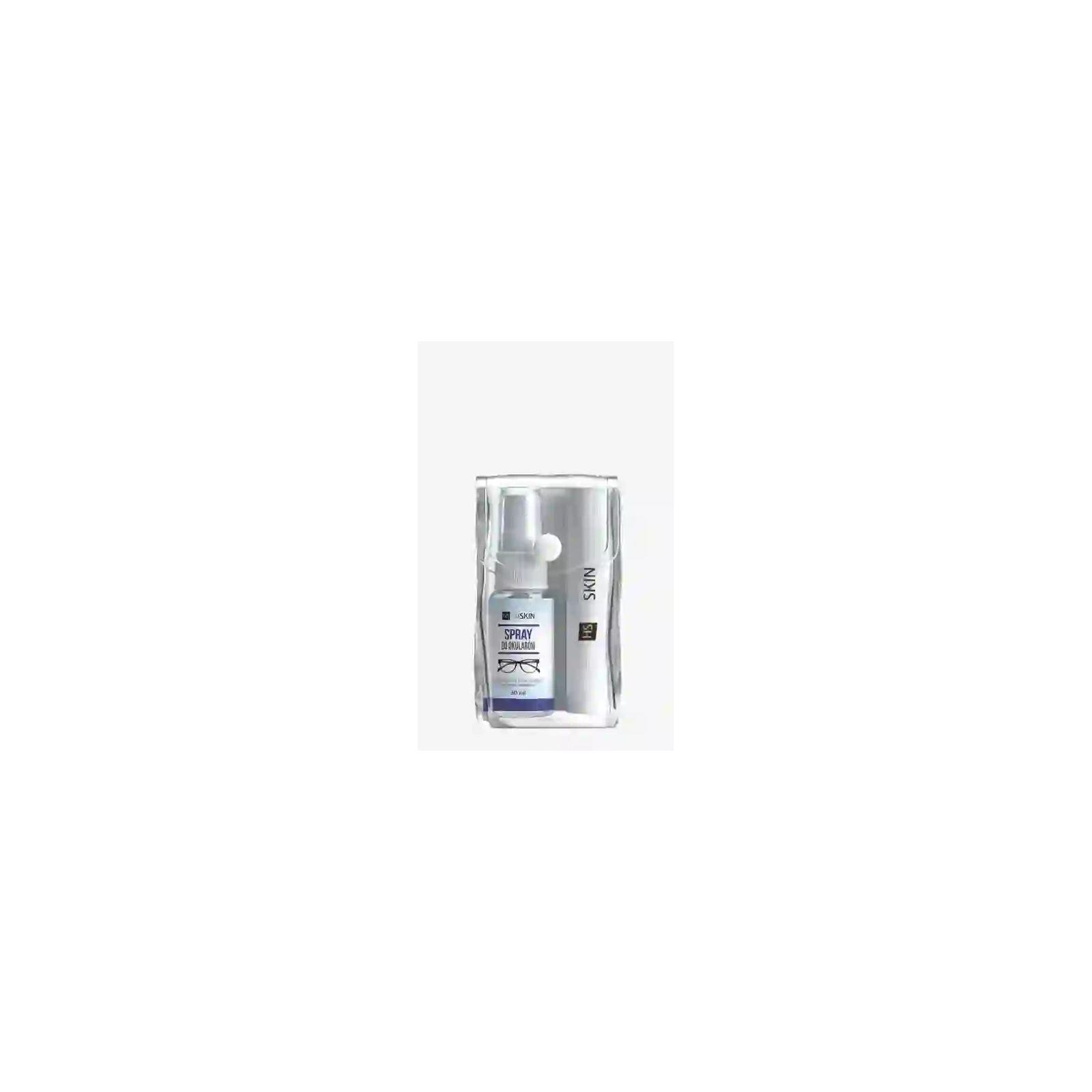 HISKIN zestaw spray do okularów ze ściereczką 30ml