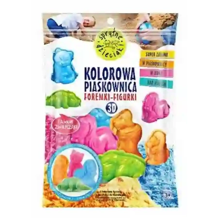 ESTETICA Sprytne Dzieciaki Domowa Piaskownica foremki Fajowe zwierzaki 