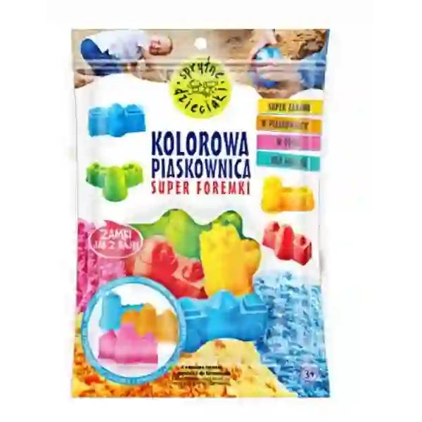 ESTETICA Sprytne Dzieciaki Domowa Piaskownica foremki Zamki jak z bajki 