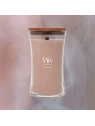 WOODWICK Pluswick duża świeca w słoiku PATCHOULI CREME 609,5g
