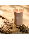 WOODWICK Pluswick duża świeca w słoiku PATCHOULI CREME 609,5g