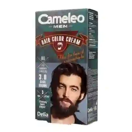 DELIA Cameleo Men Hair Color Cream farba do brody i wąsów 3.0 Dark brown 30ml