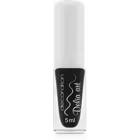 DELIA Art lakier do zdobień Czarny 5ml