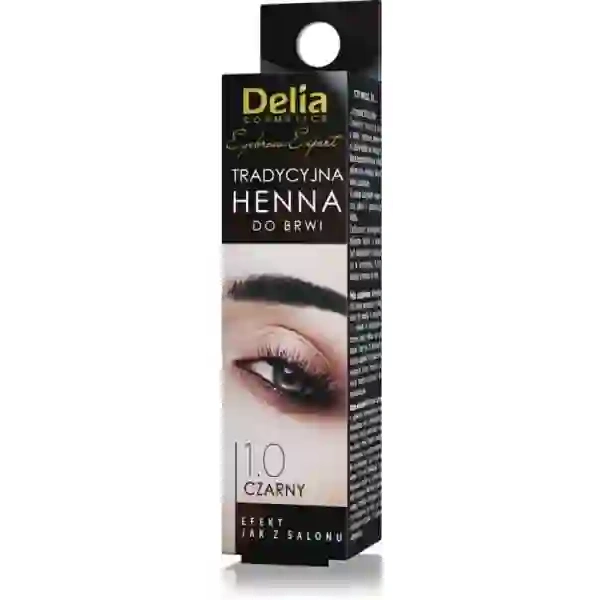 DELIA Henna do brwi tradycyjna 1.0 Black 2g