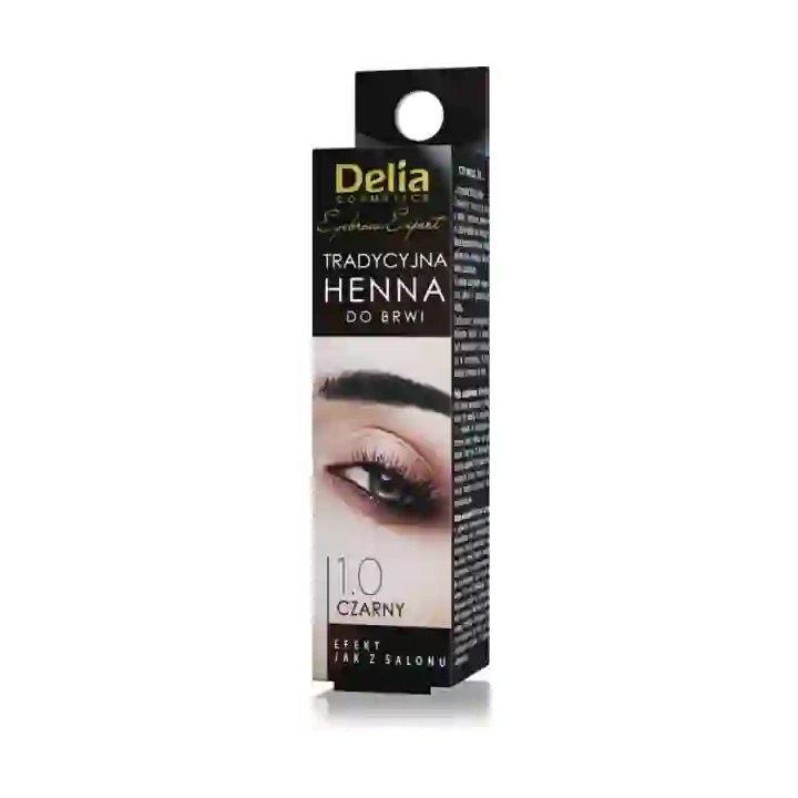 DELIA Henna do brwi tradycyjna 1.0 Black 2g