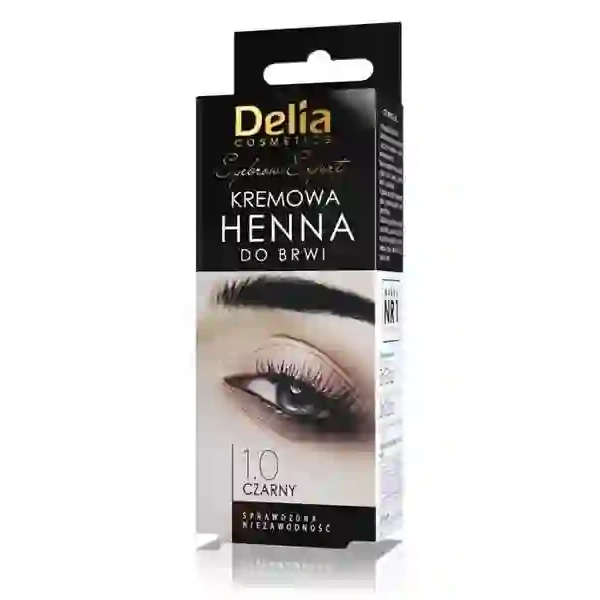 DELIA Henna do brwi 1.0 Czarny 2x5ml
