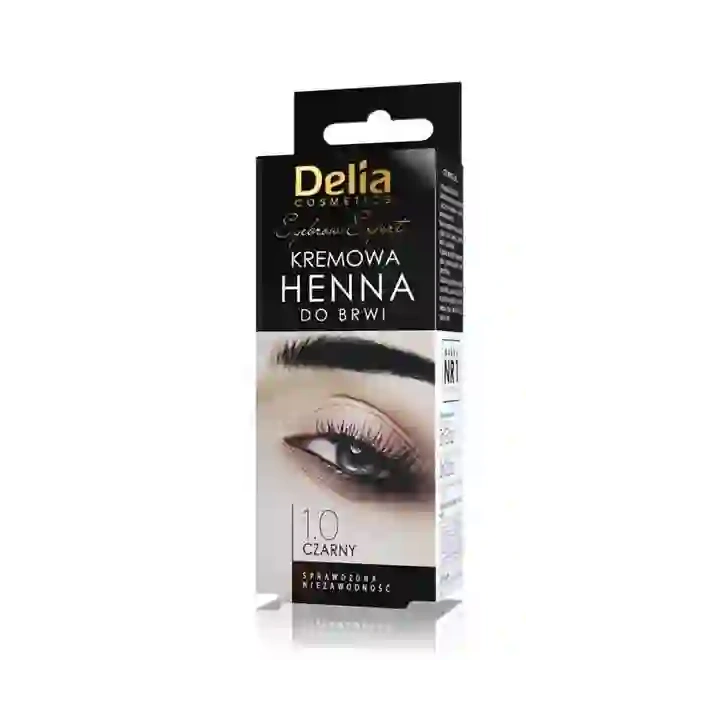 DELIA Henna do brwi 1.0 Czarny 2x5ml