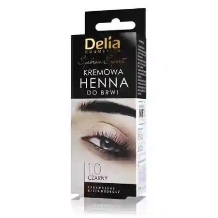 DELIA Henna do brwi 1.0 Czarny 2x5ml