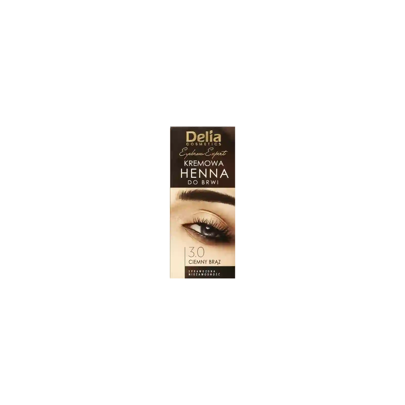 DELIA Henna do brwi 3.0 Ciemny Brąz 2x15ml