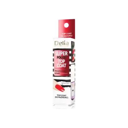 DELIA Top Coat Super Połysk 11ml